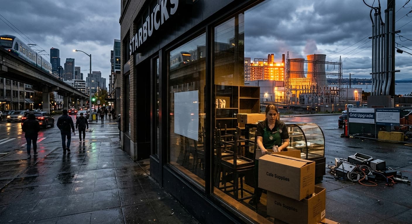 How Starbucks Store Closures Expose Supply Chain Chokepoints, Critical Minerals Risks, and AI Data Center Grid Constraints in 2026